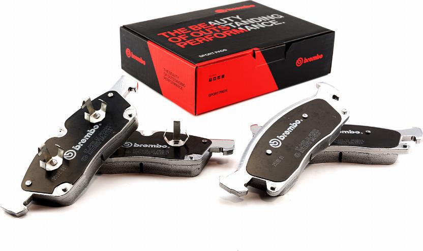 Brembo 07.D435.12 - Комплект высокоэффективных тормозных колодок unicars.by