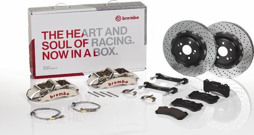 Brembo 1N1.9032AR - Комплект экономичных тормозов unicars.by