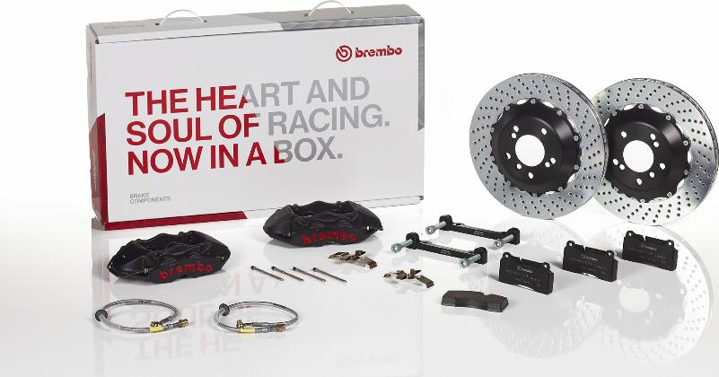 Brembo 1P1.6001AS - Комплект экономичных тормозов unicars.by