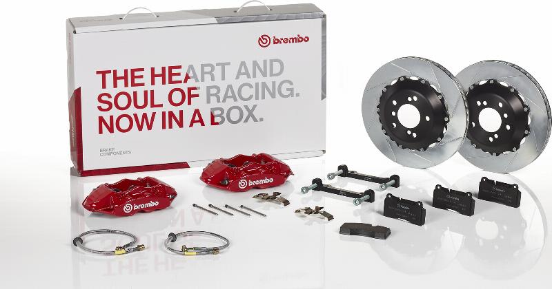 Brembo 1P2.6001A_ - Комплект экономичных тормозов unicars.by