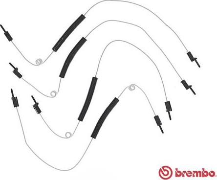 Brembo A 00 363 - Сигнализатор, износ тормозных колодок unicars.by