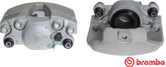 Brembo F 85 288 - Тормозной суппорт unicars.by