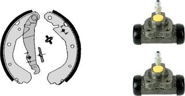 Brembo H 59 017 - Комплект тормозных колодок, барабанные unicars.by