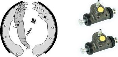 Brembo H 59 023 - Комплект тормозных колодок, барабанные unicars.by