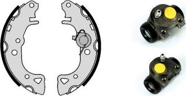 Brembo H 61 044 - Комплект тормозных колодок, барабанные unicars.by