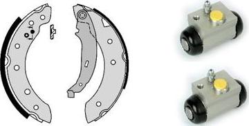 Brembo H 61 072 - Комплект тормозных колодок, барабанные unicars.by