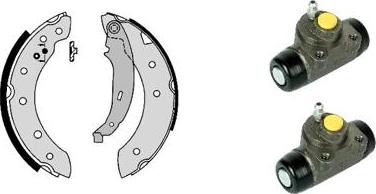 Brembo H 68 056 - Комплект тормозных колодок, барабанные unicars.by