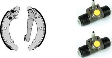 Brembo H 85 010 - Комплект тормозных колодок, барабанные unicars.by