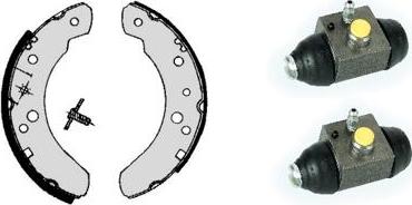 Brembo H 24 067 - Комплект тормозных колодок, барабанные unicars.by