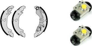 Brembo H 23 048 - Комплект тормозных колодок, барабанные unicars.by