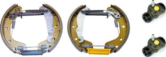 Brembo K 59 036 - Комплект тормозных колодок, барабанные unicars.by