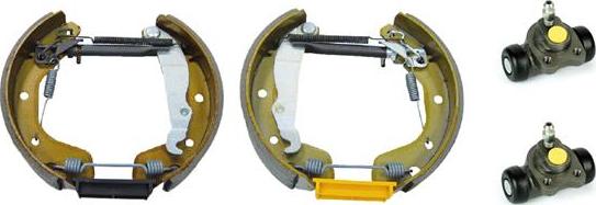 Brembo K 59 033 - Комплект тормозных колодок, барабанные unicars.by