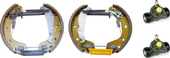 Brembo K 59 029 - Комплект тормозных колодок, барабанные unicars.by