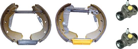 Brembo K 59 025 - Комплект тормозных колодок, барабанные unicars.by