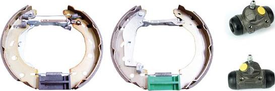 Brembo K 50 005 - Комплект тормозных колодок, барабанные unicars.by