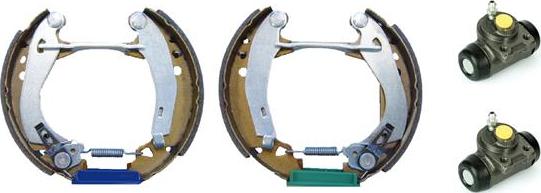 Brembo K 61 056 - Комплект тормозных колодок, барабанные unicars.by