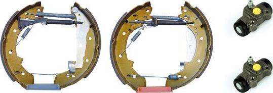 Brembo K 61 019 - Комплект тормозных колодок, барабанные unicars.by