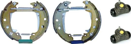 Brembo K 61 039 - Комплект тормозных колодок, барабанные unicars.by