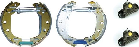 Brembo K 61 071 - Комплект тормозных колодок, барабанные unicars.by