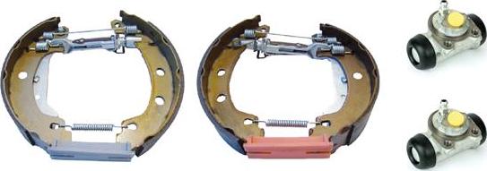 Brembo K 68 059 - Комплект тормозных колодок, барабанные unicars.by