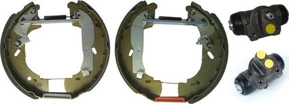 Brembo K 68 069 - Комплект тормозных колодок, барабанные unicars.by