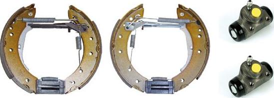 Brembo K 68 065 - Комплект тормозных колодок, барабанные unicars.by