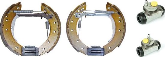 Brembo K 68 066 - Комплект тормозных колодок, барабанные unicars.by