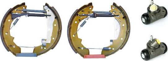 Brembo K 68 015 - Комплект тормозных колодок, барабанные unicars.by