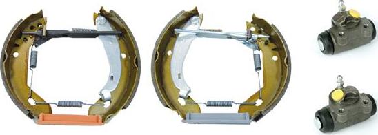 Brembo K 68 029 - Комплект тормозных колодок, барабанные unicars.by