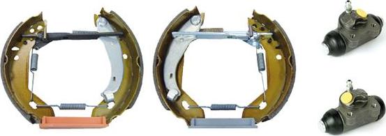 Brembo K 68 024 - Комплект тормозных колодок, барабанные unicars.by