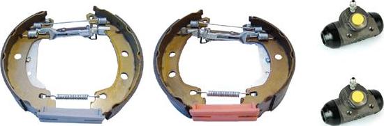 Brembo K 68 070 - Комплект тормозных колодок, барабанные unicars.by