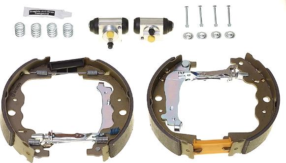 Brembo K 68 077 - Комплект тормозных колодок, барабанные unicars.by