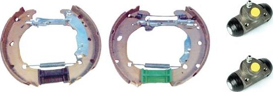 Brembo K 23 042 - Комплект тормозных колодок, барабанные unicars.by