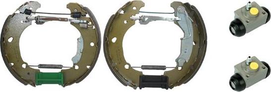 Brembo K 23 051 - Комплект тормозных колодок, барабанные unicars.by