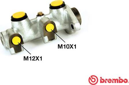 Brembo M 15 012 - Главный тормозной цилиндр unicars.by