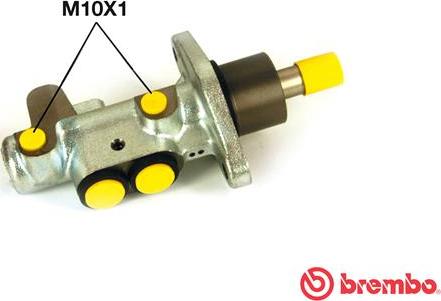 Brembo M 85 051 - Главный тормозной цилиндр unicars.by