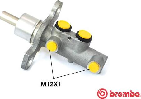 Brembo M 23 002 - Главный тормозной цилиндр unicars.by