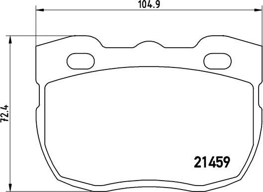 Brembo P 99 001 - Тормозные колодки, дисковые, комплект unicars.by