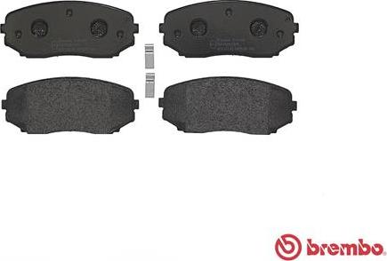 Brembo P 49 040 - Тормозные колодки, дисковые, комплект unicars.by