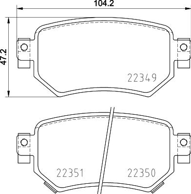 Brembo P 49 059 - Тормозные колодки, дисковые, комплект unicars.by