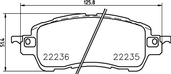 Brembo P 49 055 - Тормозные колодки, дисковые, комплект unicars.by