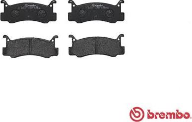 Brembo P 49 005 - Тормозные колодки, дисковые, комплект unicars.by