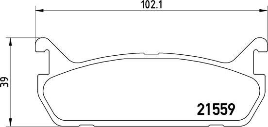 Brembo P 49 015 - Тормозные колодки, дисковые, комплект unicars.by