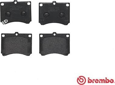 Brembo P 49 011 - Тормозные колодки, дисковые, комплект unicars.by