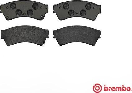 Brembo P 49 039 - Тормозные колодки, дисковые, комплект unicars.by