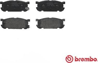 Brembo P 49 030 - Тормозные колодки, дисковые, комплект unicars.by