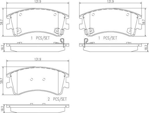 Brembo P49032N - Тормозные колодки, дисковые, комплект unicars.by