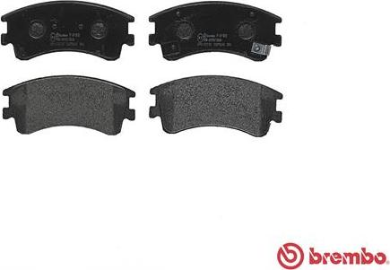 Brembo P 49 032 - Тормозные колодки, дисковые, комплект unicars.by