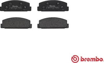 Brembo P 49 037 - Тормозные колодки, дисковые, комплект unicars.by