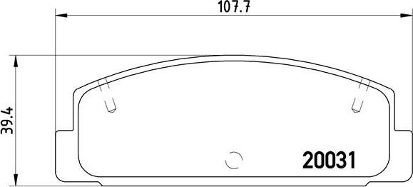 Brembo P 49 037 - Тормозные колодки, дисковые, комплект unicars.by